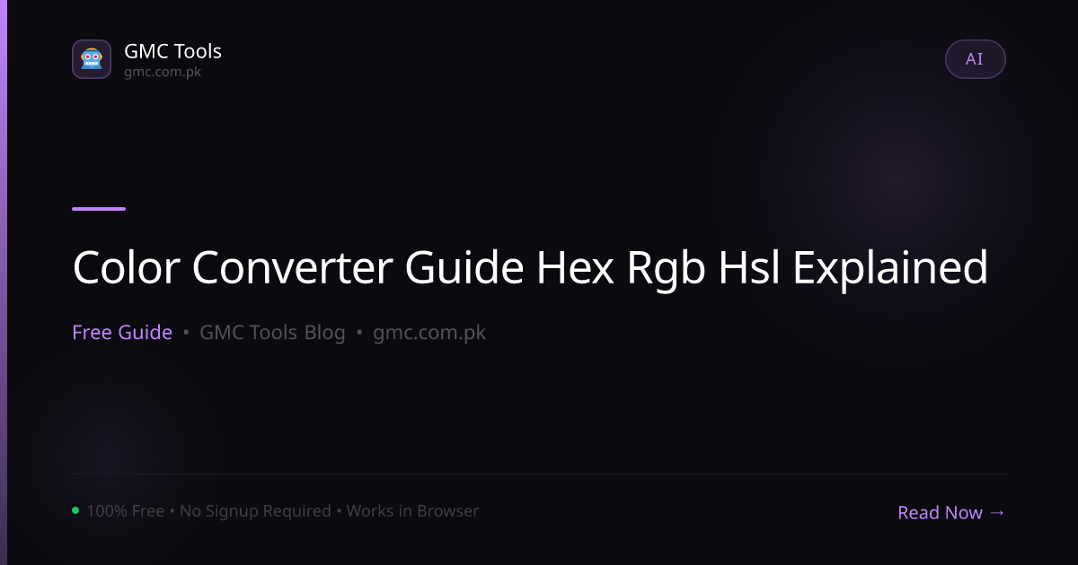 HEX, RGB & HSL Explained: How to Convert Between Color Formats