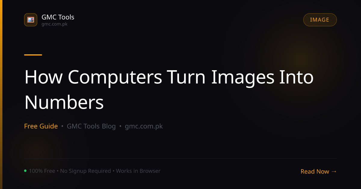 How Does a Computer Turn an Image Into Numbers?