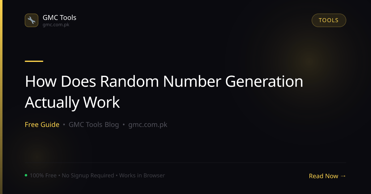 How Does a Computer Generate a Random Number? (It's Trickier Than You Think)