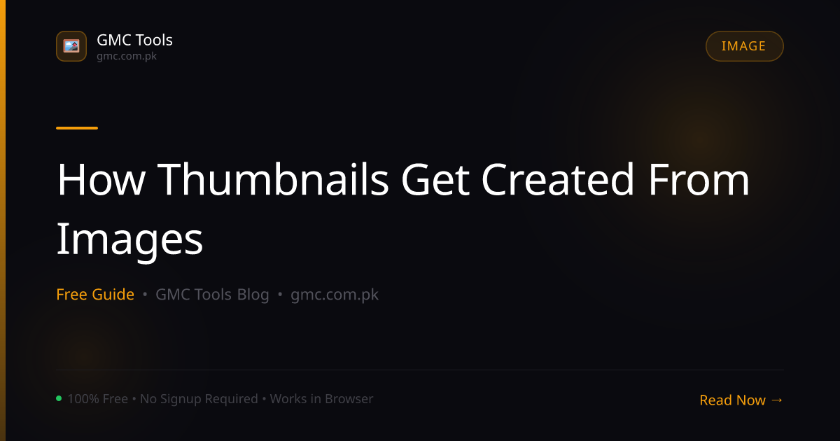 How Do Thumbnails Get Created Automatically From Big Images?
