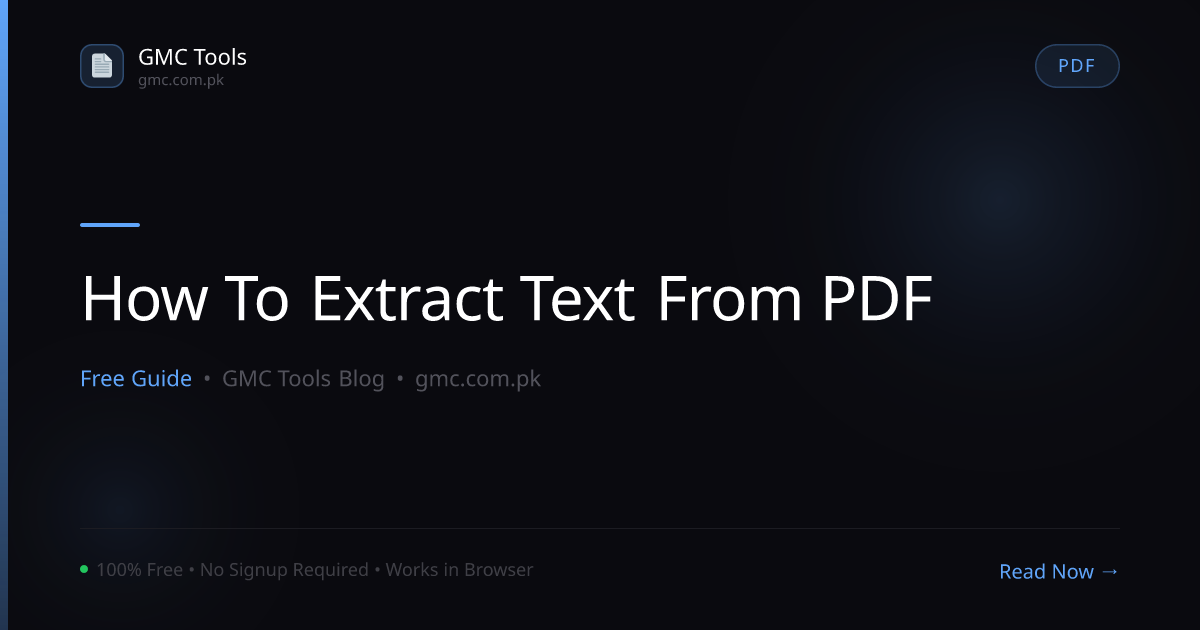 How to Extract Text From a PDF — Quick, Free, and Private