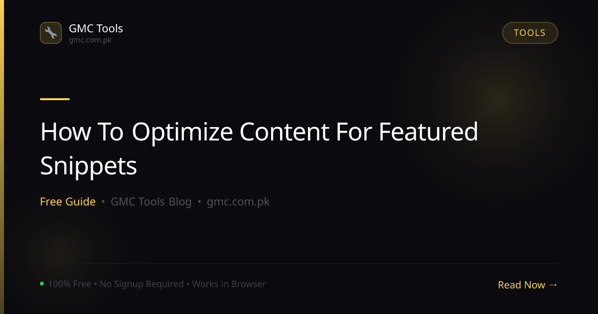 How to Optimize Your Content for Google Featured Snippets