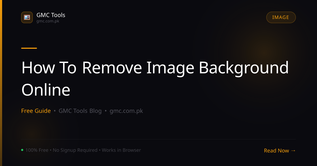How to Remove an Image Background Online (Free, in Seconds)