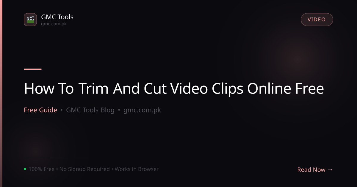 How to Trim and Cut Video Clips Online for Free (Frame-Accurate)
