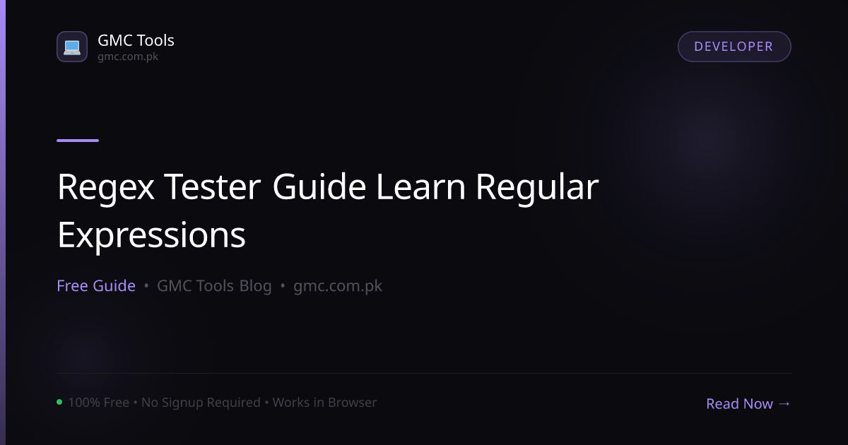 Regex Tester Guide: Learn and Debug Regular Expressions Fast