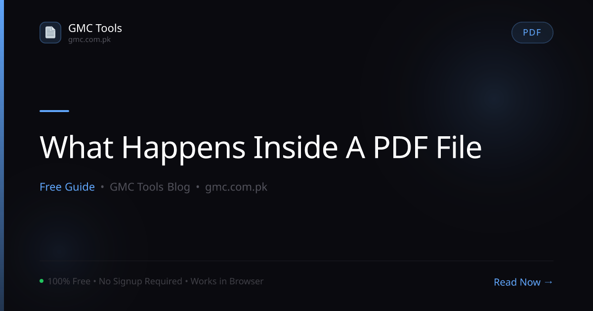 What's Actually Inside a PDF File? A Peek Behind the Page