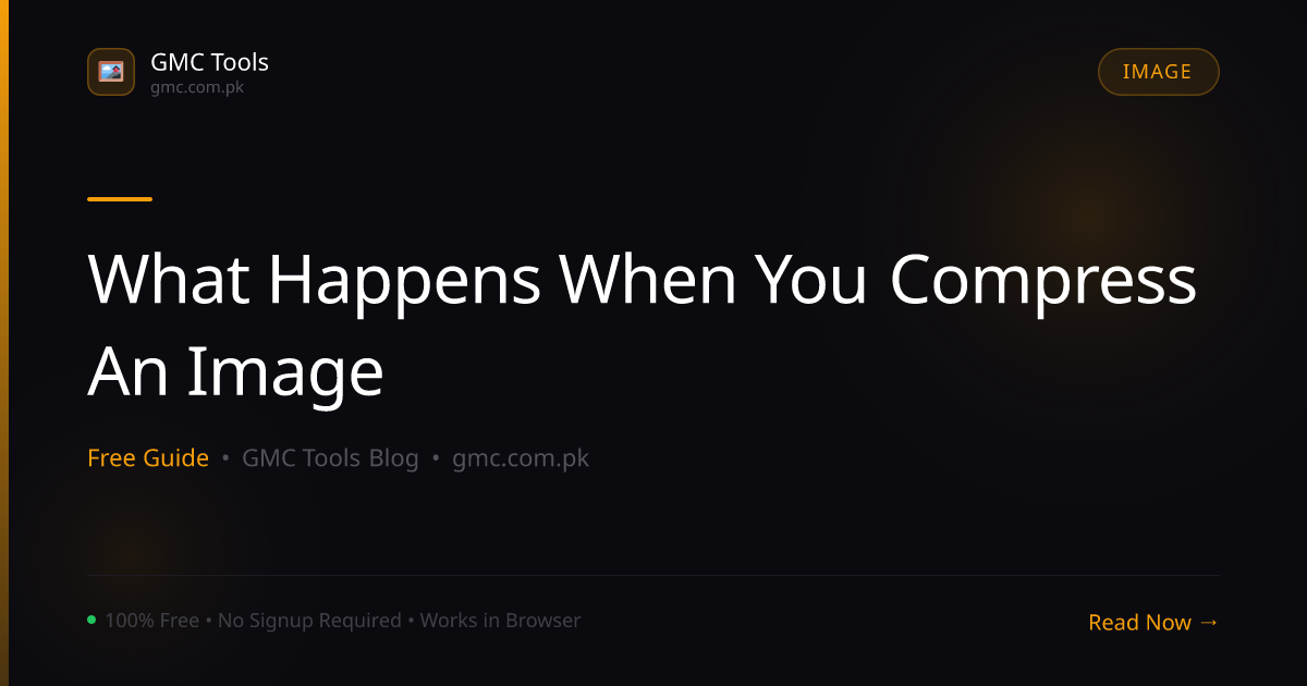 What Actually Happens When You Compress an Image?