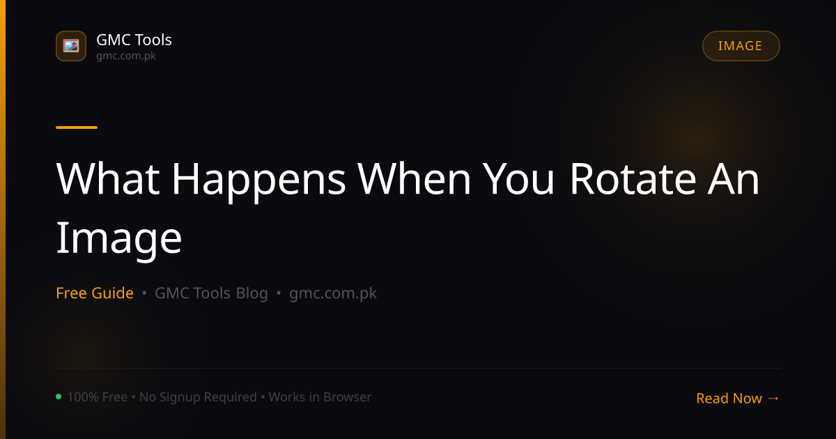 What Happens When You Rotate an Image File?