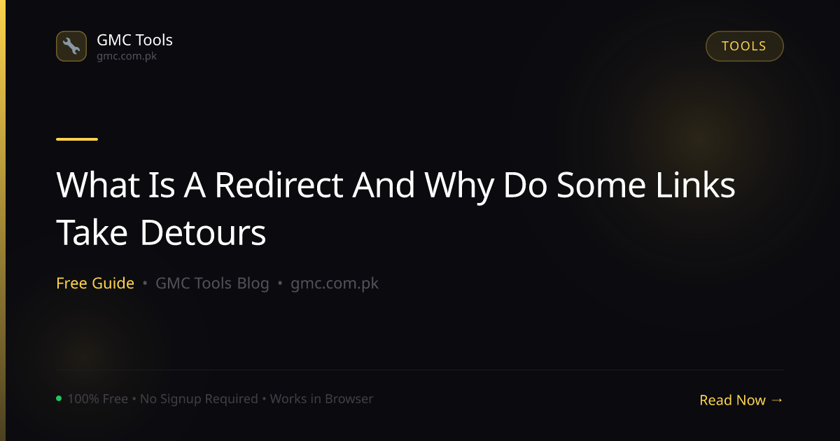 What Is a Redirect and Why Do Some Links Take a Detour Before Loading?
