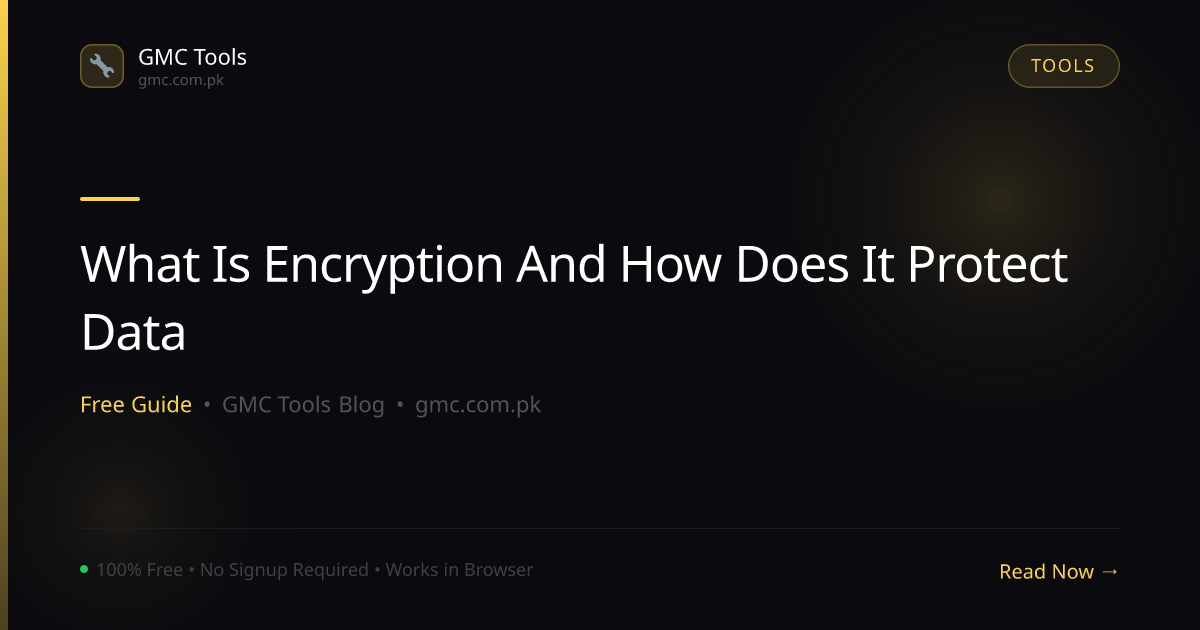 What Is Encryption and How Does It Actually Protect Your Data?