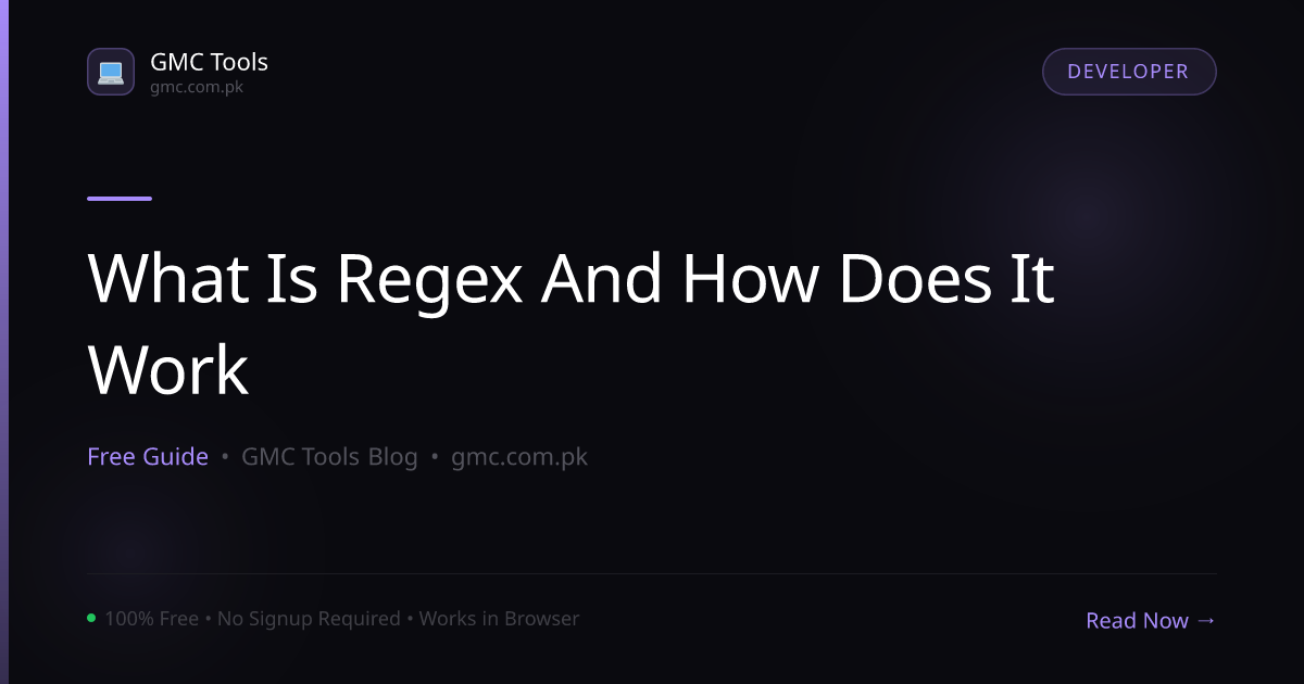 What Is Regex (Regular Expressions) and How Does It Actually Work?