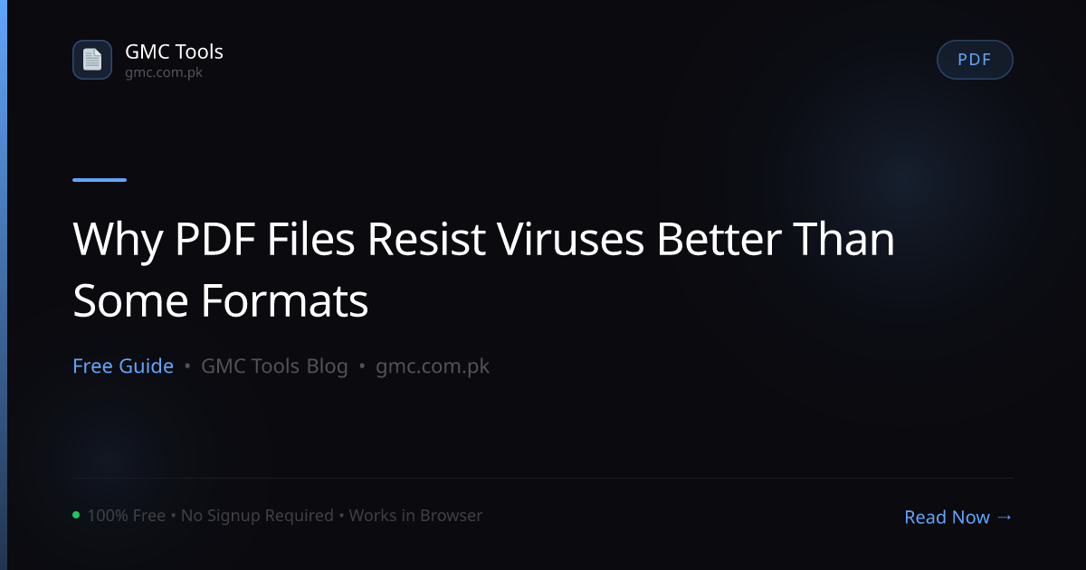 Are PDF Files Actually Safer From Viruses Than Other Document Types?