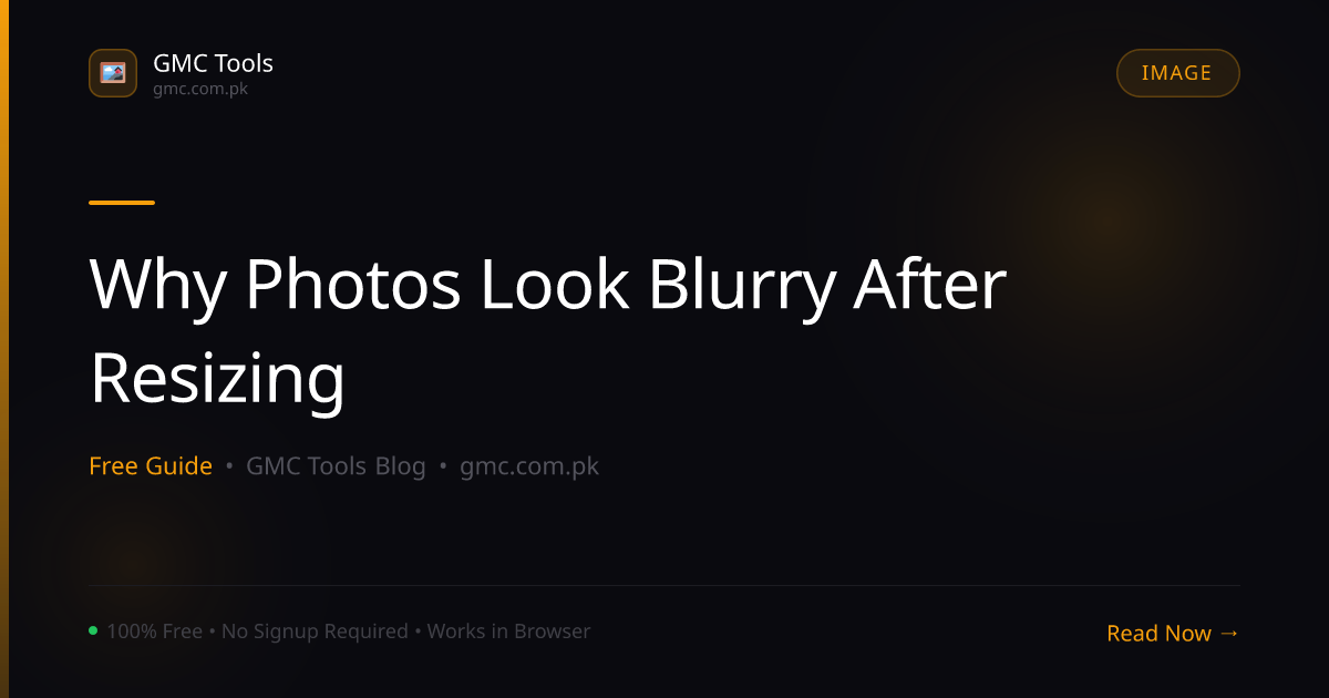 Why Do Photos Look Blurry After You Resize Them?