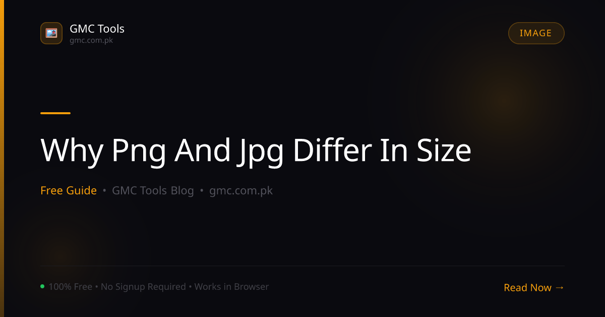 Why Do PNG and JPG Files Look So Different in Size?