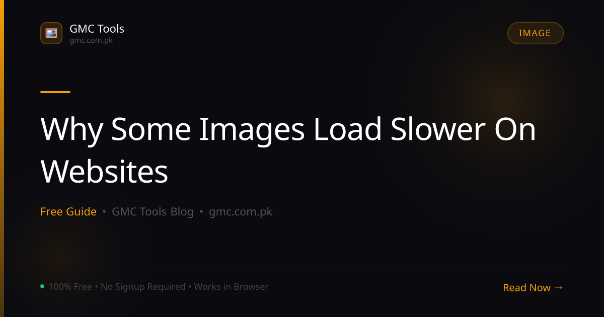 Why Do Some Images Take Longer to Load on Websites?